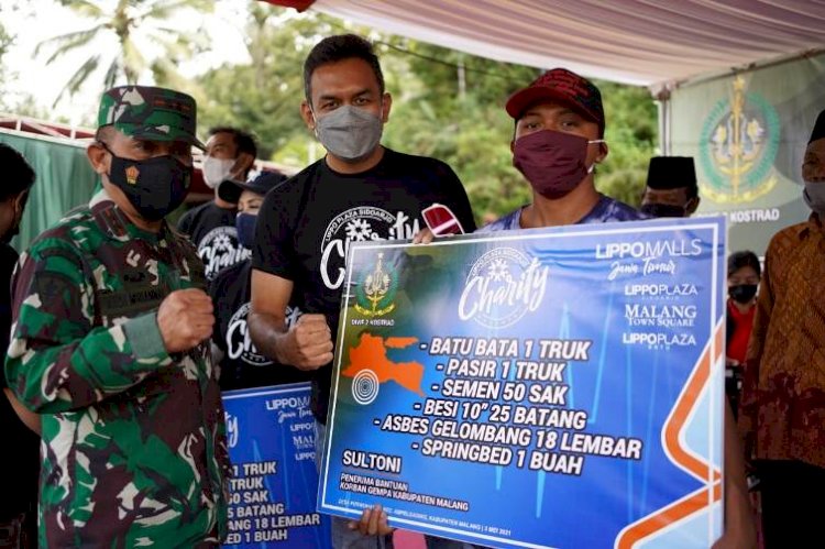 Tiga Lippo Malls Beri Bantuan Korban Gempa Malang Selatan