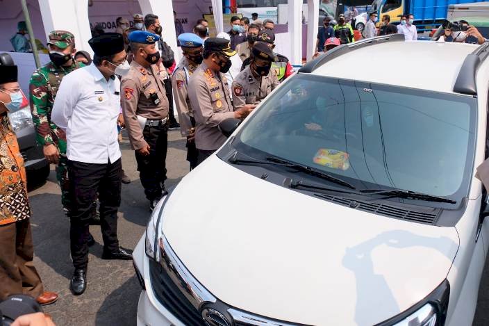 Forkopimda Sidoarjo Cek Penyekatan Mudik