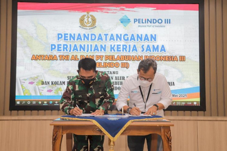 Pelindo III dan Pushidrosal Kerja Sama  Bidang Pelayanan