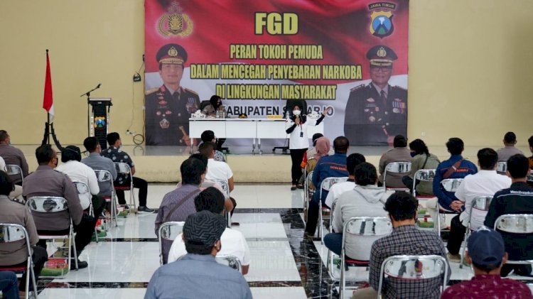 Polresta dan BNNK Gandeng Pemuda Perangi Narkoba