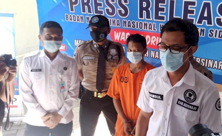 Penjual Sabu ke Pelajar Diringkus BNN Sidoarjo