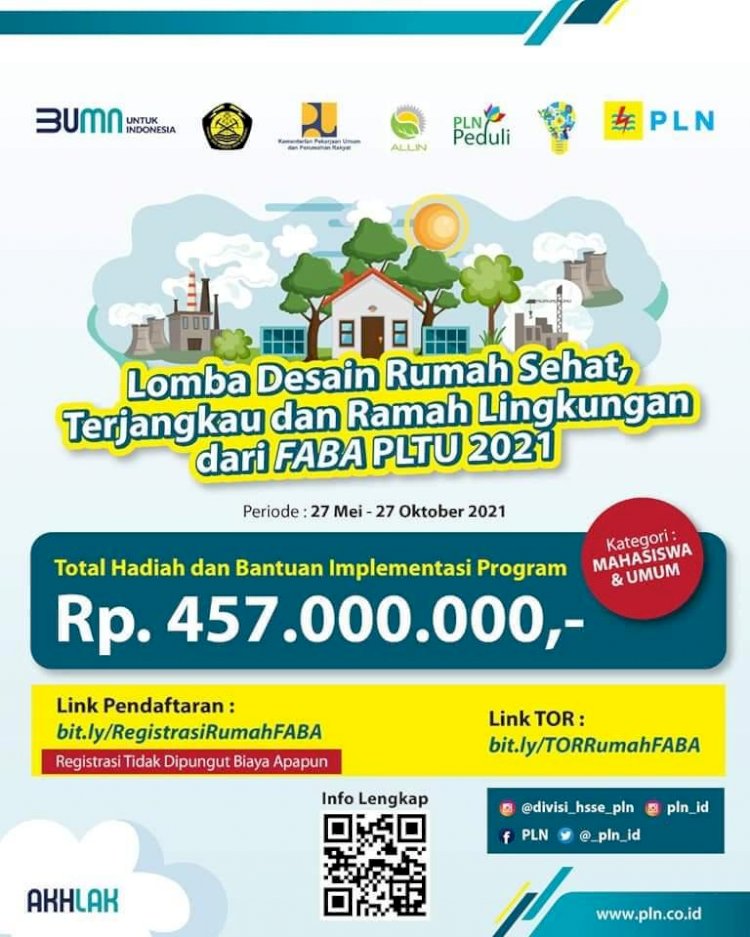 PLN Gelar Lomba Desain Rumah Sehat