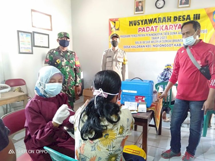 Polres Nganjuk Percepat Vaksinasi Massal