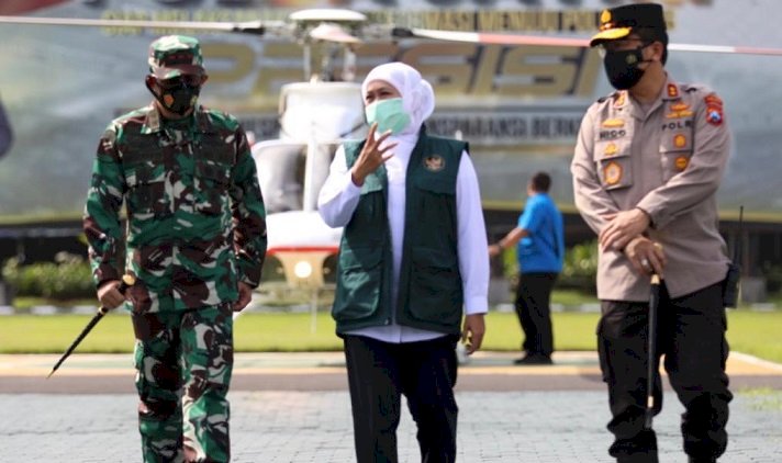 Hari Keempat PPKM Darurat, Gubernur Khofifah: Terjadi Penurunan Arus Lalu Lintas