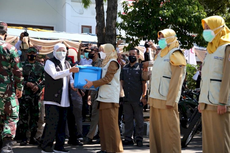 Gerakan Lawan Covid-19 dari Tuban, Gubernur: Kebutuhan Obat dan Oksigen Aman