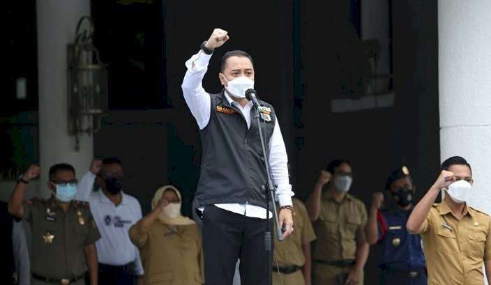Totalitas Surabaya Selamatkan Warga dari Covid-19,   Wali Kota Rangkul Semua Elemen Masyarakat  