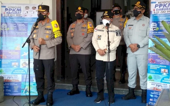 Kabaharkam Polri Apresiasi dan Puji Penanganan Covid-19 di Kota Malang Lewat PPKM Level 4