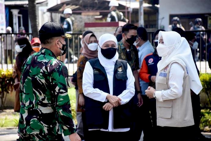 Panglima TNI Puji Cakupan Tracing Pemkab Mojokerto