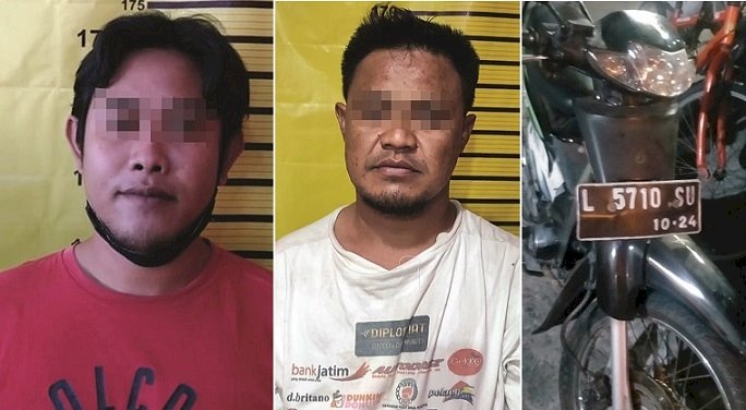 Curi Tangga Aluminium di Toko, Dua Warga Kapasan Ditangkap Polisi 