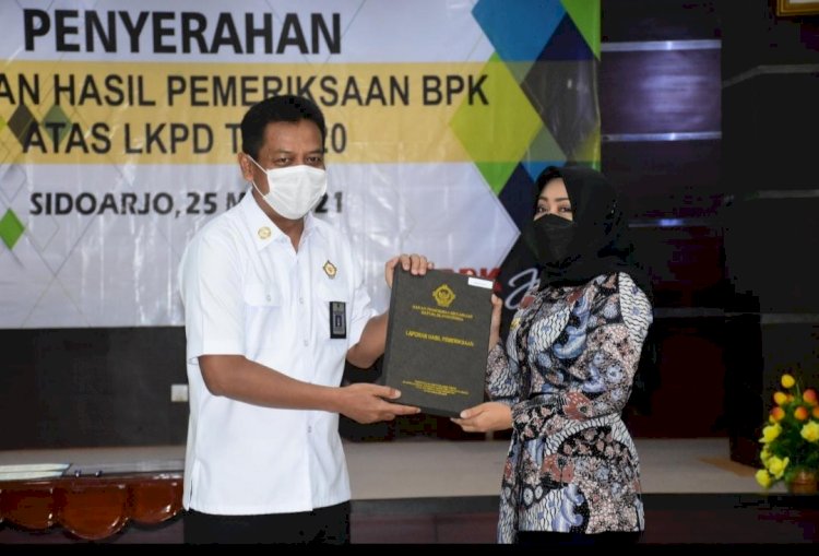 Pemkab Mojokerto Raih WTP 2020 dari Kemenkeu