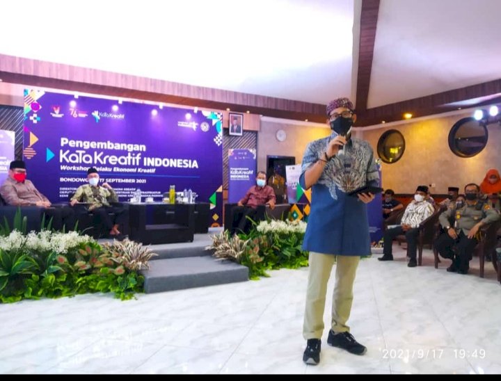 Sandiaga Uno Minta, Pelaku Usaha Kreatif Bondowoso Terus Berinovasi