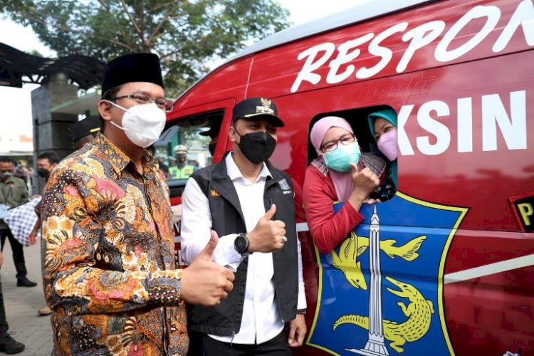 Sidoarjo-Surabaya Kolaborasi Percepatan Vaksinasi