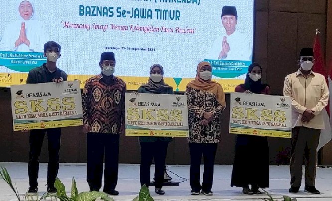 Buka Rakerda Baznas Jatim, Gubernur: Bea Siswa Kepentingan Setrategis Jangka Panjang