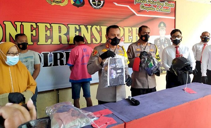 Terekam CCTV, Maling Gondol Rp 10 Juta, Berhasil Diringkus Polres Tuban