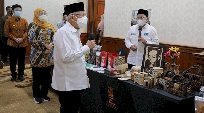 Wapres Apresiasi Program OPOP Jatim untuk Kesejahteraan Pesantren