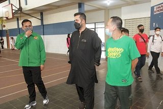 Wali Kota Pantau Seleksi Atlet Bola Basket