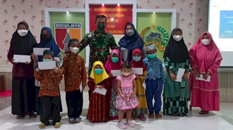 Santuni Anak Yatim di Hari Jadi Dandim 0824