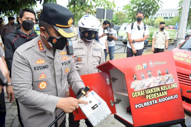 Polresta Sidoarjo Buka Posko Siaga Vaksin 24 Jam