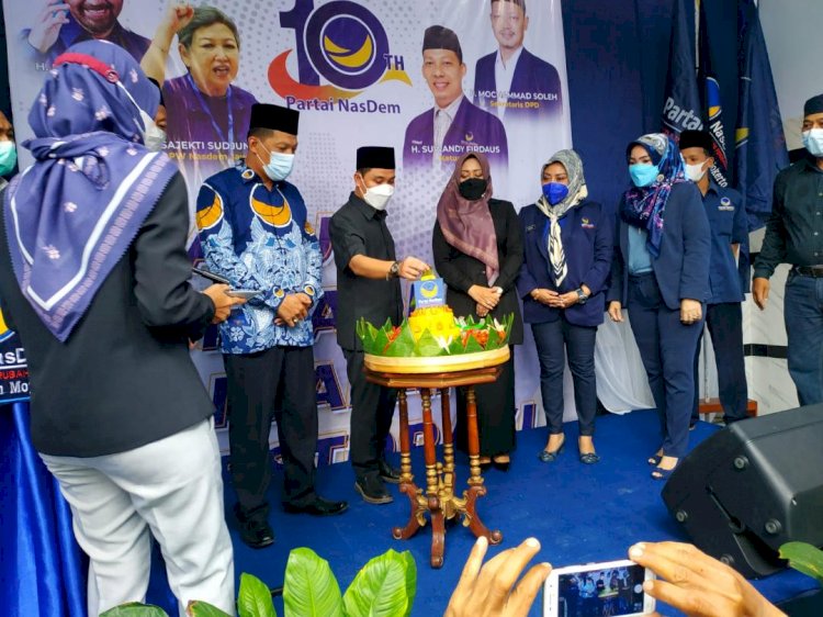 Gus Barra Rayakan Ultah Berbarengan dengan HUT Nasdem