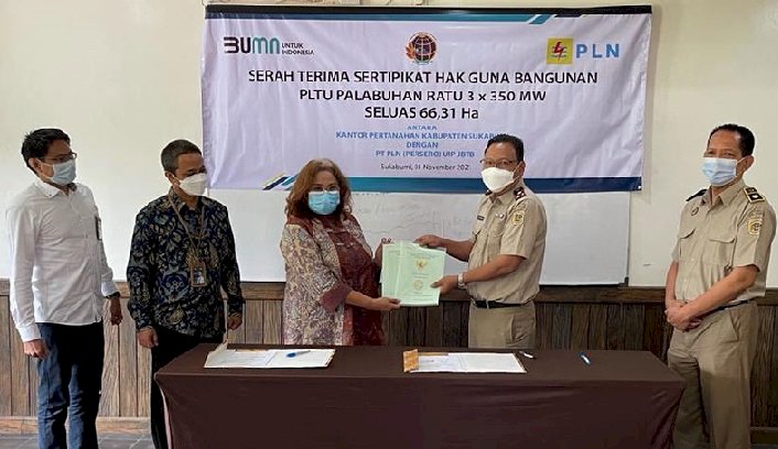 Kolaborasi PLN dan BPN Sukabumi, Terbitkan Sertifikat Aset PLN