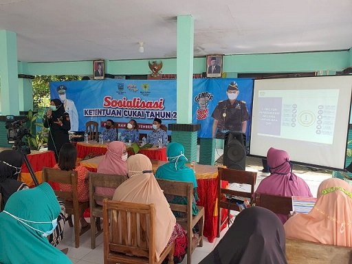 Roadshow Sosialisasi Larangan Rokok Tanpa Cukai, Diskominfo Kumpulkan Pedagang dan Pemilik Toko