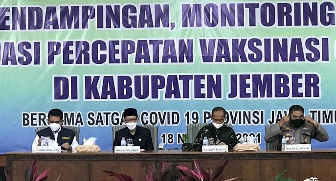 Lambanya Capaian Vaksin di Jember, Ini Penjelasan Rinci Wakil Bupati Gus Firjaun