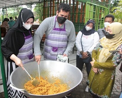 Wali Kota dan Istri Ingin Jadikan, Nasi Goreng Kebuli Mangga Jadi Masakan Khas Probolinggo