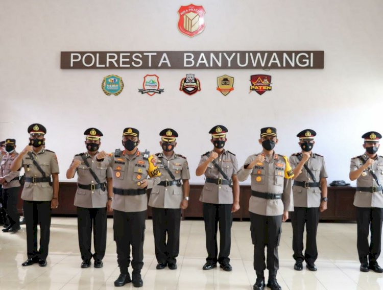 Mutasi Polresta Banyuwangi, Kasat Reskrim AKP Mustijat Digantikan AKP Iwan