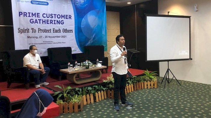 Perkuat Sinergi, BPJAMSOSTEK Blitar Gelar Customer Gathering