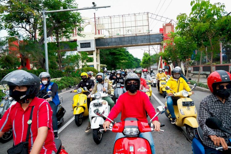 JD.ID Gelar Sunday Morning Rode bersama Komunitas Vespa