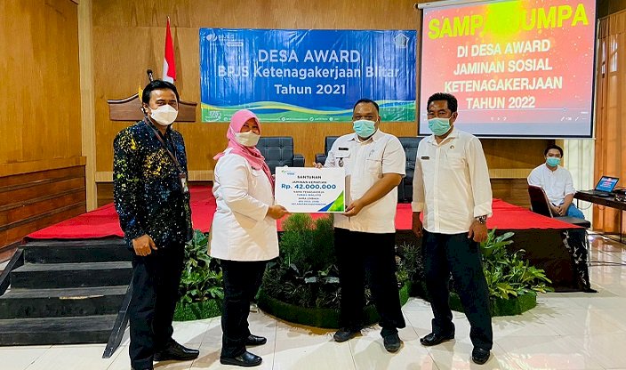 Wujud Apresiasi, BPJAMSOSTEK Blitar Selenggarakan Desa Award