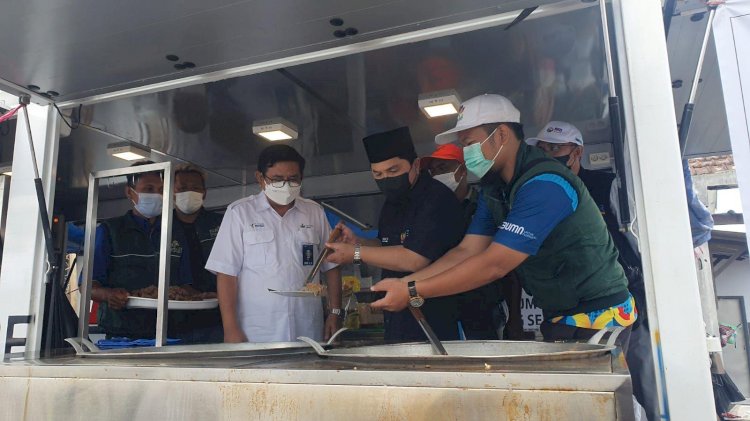 Foodtruck PLN Jamin Kebutuhan Penyintas Erupsi Semeru