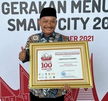 Lagi, Situbondo Raih Penghargaan Gerakan Menuju Smart City Terbaik di Indonesia