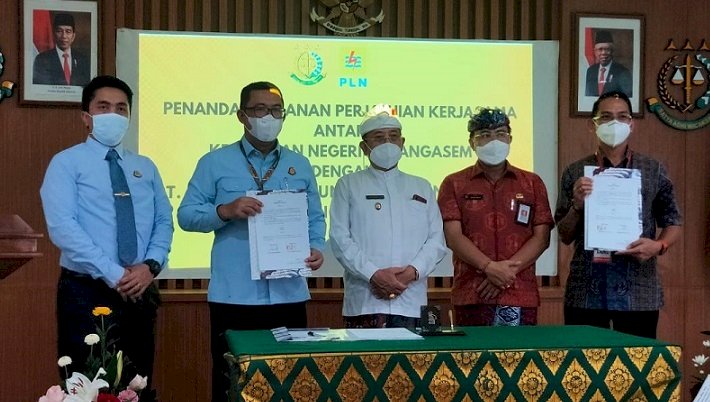 PLN Perkuat Sinergi bersama Kejaksaan Negeri Karangasem, Percepa Pembangunan PSN