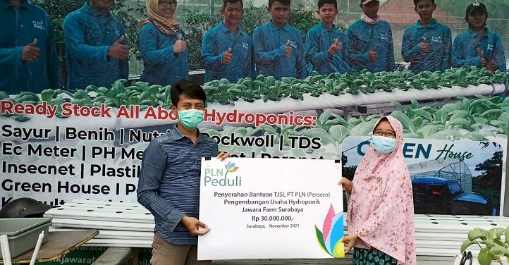 Jawara Farm dapat Bantuan PLN  Rp 30 Juta untuk Konsep Electrifying Agriculture