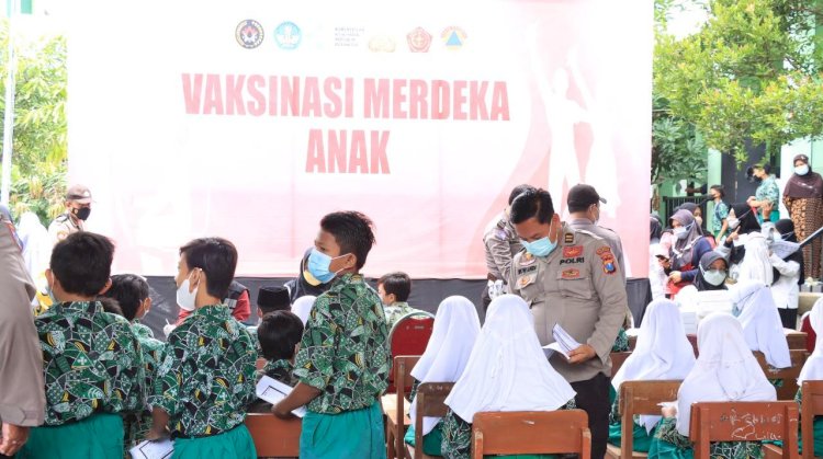 Launching Vaksinasi Merdeka Anak secara Virtual