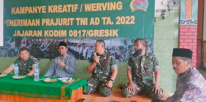 Korem 084/BJ Sosialisasi Penerimaan Prajurit TNI AD di Ponpes Ponpes Nurul Quran Al-Istiqomah