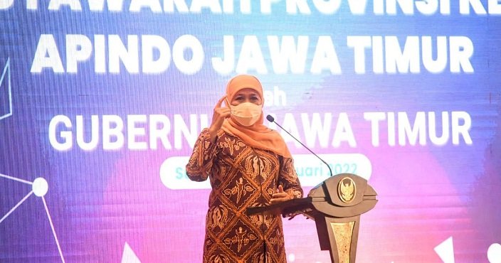 Bangkitkan Ekonomi Jatim, Khofifah Ajak Apindo Perkuat Sektor Pertanian, Perkebunan, dan Peternakan  