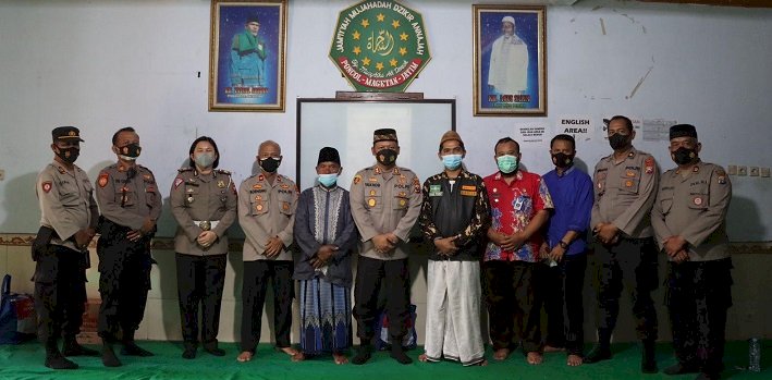 Jalin Silaturahmi Kamtibmas, Kapolres Magetan Silaturahmi di Ponpes Darul Ulum