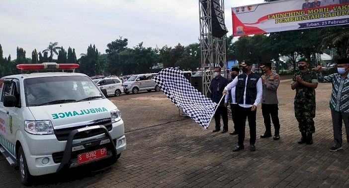 Tingkatkan Capaian Target, Pemkab Tuban Luncurkan Mobil Vaksin Pedesaan