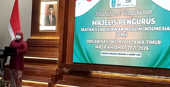 Gubernur Khofifah Ajak ICMI  Ambil Bagian dalam Pemberdayaan Desa dan Ketahanan Pangan