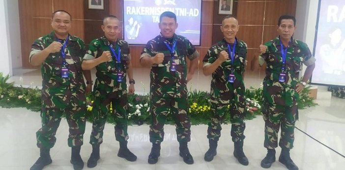 Kapenrem 084/BJ Ikuti Rakernis Penerangan TNI AD Tahun Anggaran 2022    