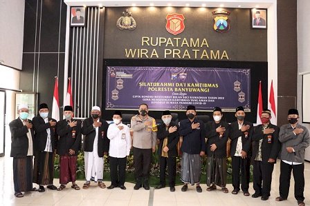 Polresta Banyuwangi Jalin Silaturahmi Bersama Para Dai