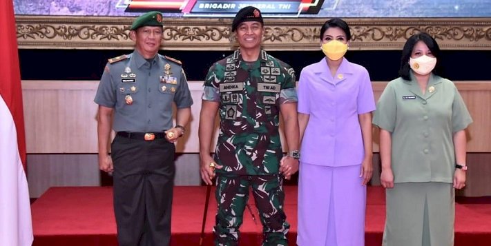 Danrem 084/BJ Raih Bintang,   Resmi  Naik Jadi Brigjen TNI Widjanarko