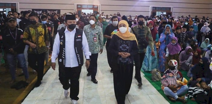 Gubernur Khofifah Apresiasi Komunitas Millenial  Sedulur Pati Jember, Pemupuk Gerakan Kesalehan Sosial