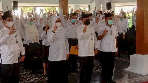 Bupati Banyuwangi Minta CPNS dan PPPK Jaga Semangat Kerja