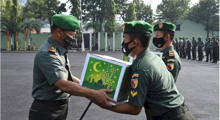 Apel Luar Biasa,  Danrem 084/Bhaskara Jaya Serahkan Bingkisan Lebaran 