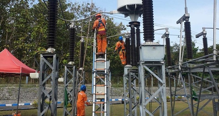 Lakukan Penguatan Sistem Kelistrikan, PLN UIT JBM Langsungkan Pemeliharaan GI