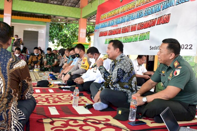 Sinergitas TNI-Polri Siap Amankan Pilkades Serentak di Sidoarjo