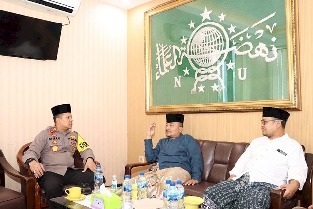 Kapolresta Banyuwangi Silaturahmi ke PCNU